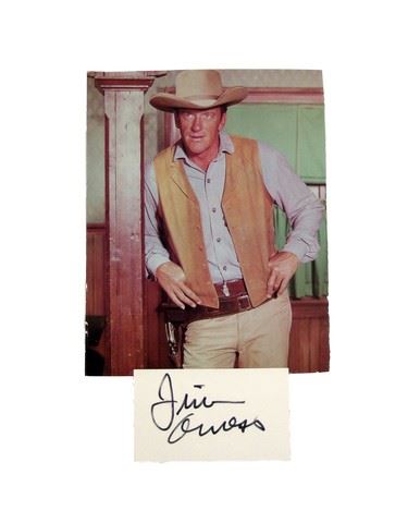 JAMES JIM ARNESS Signed autographed Photo COA Hologram main image 0