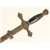 Image 3 : Knights of Columbus ceremonial sword and metal  scabbard by Craddock Mercantile Co., Kansas City,  M