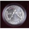 Image 1 : One US mint uncirculated 1988 Olympic silver  dollar  silver EST:$30-40