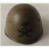 Image 2 : Italian WW II era metal helmet in very good  condition with liner, chin strap, netting and  majority