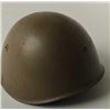 Image 4 : Italian WW II era metal helmet in very good  condition with liner, chin strap, netting and  majority