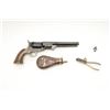 Image 3 : Reproduction 1851 Navy percussion revolver by Euro  Arms., .36 cal., 7 ½” barrel, blue and case  har
