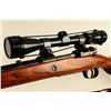 Image 4 : **Sporterized Mauser bolt action rifle, 7.92mm  caliber, 24” barrel, S/N 11077, old re-blued  finish