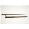Image 3 : Chinese sword with scabbard showing etched blade circa 19th century.