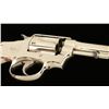 Image 3 : Smith & Wesson Hand Ejector DA revolver, .38 S&W  Special caliber, 5” barrel, S/N 86323, nickel  fin