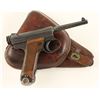 Image 1 : Japanese Nambu semi-automatic pistol, 8mm caliber,  4.5” barrel, S/N 98858, blued finish, grooved  w
