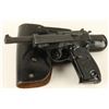 Image 2 : Interarms imported Walther P.38, 9mm, 5” barrel,  checkered black plastic grips, black finish, S/N  
