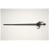 Image 1 : Ornate broadsword from Victorian era with fancy  cast metal mounts and great patina. During the  19t