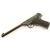 Image 4 : Colt Woodsman semi-automatic pistol, .22 LR  caliber, 6.5” barrel, S/N 87546, blued finish,  checker