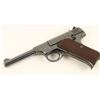 Image 4 : Colt Woodsman semi-automatic pistol, .22LR  caliber, 4.5” barrel, S/N 144393, blued finish,  checker