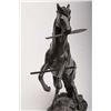 Image 2 : Beautiful bronze entitled “Fighting Stallion” by  noted Colt Master engraver Barry Lee Hands; #8/12 