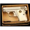 Image 2 : Colt Model 1908 pocket semi-automatic pistol, .25  caliber, 2” barrel, S/N 249543, factory nickel  f