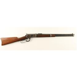 Winchester Model 92 lever action SRC, .38 W.C.F.  caliber, 20” barrel, S/N 950195, Fox Studio-marked