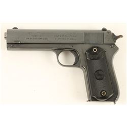Colt Model 1902 Pocket semi-automatic pistol, .38  caliber, 4.5” barrel, S/N 43458, blued finish,  c