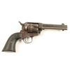 Image 7 : Colt SAA revolver, .44-40 caliber, 4.75” barrel,  S/N 153249, blued finish, checkered black hard  ru