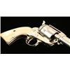 Image 2 : Colt SAA revolver, .45 Colt caliber, 4.75” barrel,  S/N 302955, old re-nickeled finish, period pearl