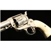 Image 4 : Colt SAA revolver, .45 Colt caliber, 4.75” barrel,  S/N 302955, old re-nickeled finish, period pearl