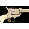Image 6 : Colt SAA revolver, .45 Colt caliber, 4.75” barrel,  S/N 302955, old re-nickeled finish, period pearl