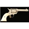 Image 7 : Colt SAA revolver, .45 Colt caliber, 4.75” barrel,  S/N 302955, old re-nickeled finish, period pearl