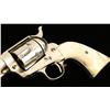 Image 8 : Colt SAA revolver, .45 Colt caliber, 4.75” barrel,  S/N 302955, old re-nickeled finish, period pearl