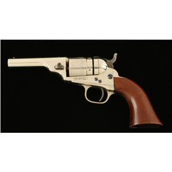 Beautiful Colt Pocket conversion revolver, .38  caliber, 3.5” barrel, S/N 306692, nickel finish,  wo