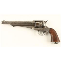 Remington Model 1875 Single Action revolver, .44  caliber, 7.5” barrel, S/N 8463, nickel finish,  wo