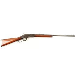 Winchester Model 1873 lever action rifle, .44  caliber, 24” round barrel, “button” (half)  magazine,