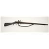 Image 1 : Flintlock Hall rifle, manufactured by Harpers  Ferry, dated 1831, .54 caliber, wood stock and  leath