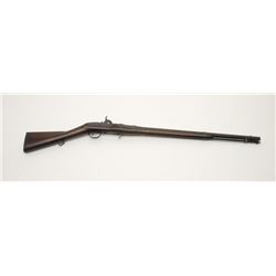 Hall carbine with sliding ramrod bayonet, .52  caliber, percussion, dated 1839, in overall very  goo