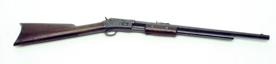 Colt medium frame lightning pump rifle, .32 cal., 21” octagon barrel ...