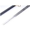 Image 5 : U.S. Naval sword and brass mounted leather  scabbard with etched blade by Hilborn/Hamburger,  Inc., 