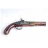 Image 1 : D. Egg London marked pistol with mask butt  converted from flintlock to percussion. D. Egg was  one 