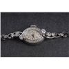 Image 3 : One ladies vintage diamond Hamilton watch in 14k  white gold set with approx 1ct of fine diamonds  E