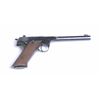 Image 2 : Hi-Standard Model H-D Military semi-auto pistol,  .22 cal., 6 ¾” barrel, blue finish, checkered wood