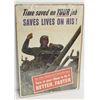 Image 1 : Two great original color WW II Armor advertising  posters and a reproduction WW I Armor poster;  The