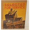 Image 2 : Two great original color WW II Armor advertising  posters and a reproduction WW I Armor poster;  The