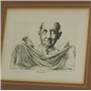 Image 2 : Framed print #45/200 signed “Charles Bragg”  of  gynecologist. Weird, weird, weird eyes! Est.:  $100