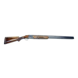 Belgium Browning Superposed O/U Shotgun, 12 GA,  30” Barrels, blue finish,  checkered pistol grip  w