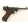 Image 10 : German S/42 Luger semi-automatic pistol dated  1938, 9mm caliber, 4” barrel, S/N 3378 l, blued  fini