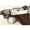 Image 8 : German S/42 Luger semi-automatic pistol dated  1938, 9mm caliber, 4” barrel, S/N 3378 l, blued  fini