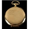 Image 3 : Early English open face pocket watch with “STS”  engraved on the back cover, approximately 1.75” in 