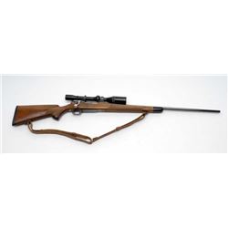 Sporterized Arisaka bolt action rifle, .22-250  caliber, 27” barrel, S/N 21197, old re-blued  finish