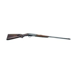 Remington Model 24 semi-automatic rifle, .22LR  only, 21” round barrel, S/N 127527, blued finish,  w