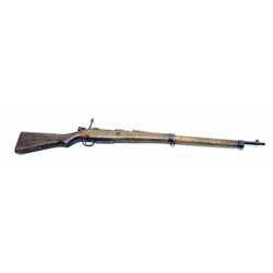 Japanese Arisaka bolt action “last ditch” rifle,  8mm caliber, 26” barrel, S/N 52714, mat black  mil