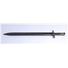 Image 1 : Swiss saw tooth bayonet and metal sheath in  overall very good condition.    Est.:  $75-$150.