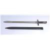 Image 3 : Swiss saw tooth bayonet and metal sheath in  overall very good condition.    Est.:  $75-$150.