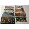 Image 2 : Bonanza lot of 24 old license plates ranging from  the 1930’s to present, many states represented  p