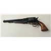 Image 1 : Euroarms blackpowder percussion revolver, .44  caliber, 8” octagon barrel, blue finish, wood  grips,