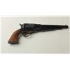 Image 3 : Euroarms blackpowder percussion revolver, .44  caliber, 8” octagon barrel, blue finish, wood  grips,
