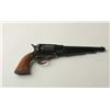 Image 4 : Euroarms blackpowder percussion revolver, .44  caliber, 8” octagon barrel, blue finish, wood  grips,